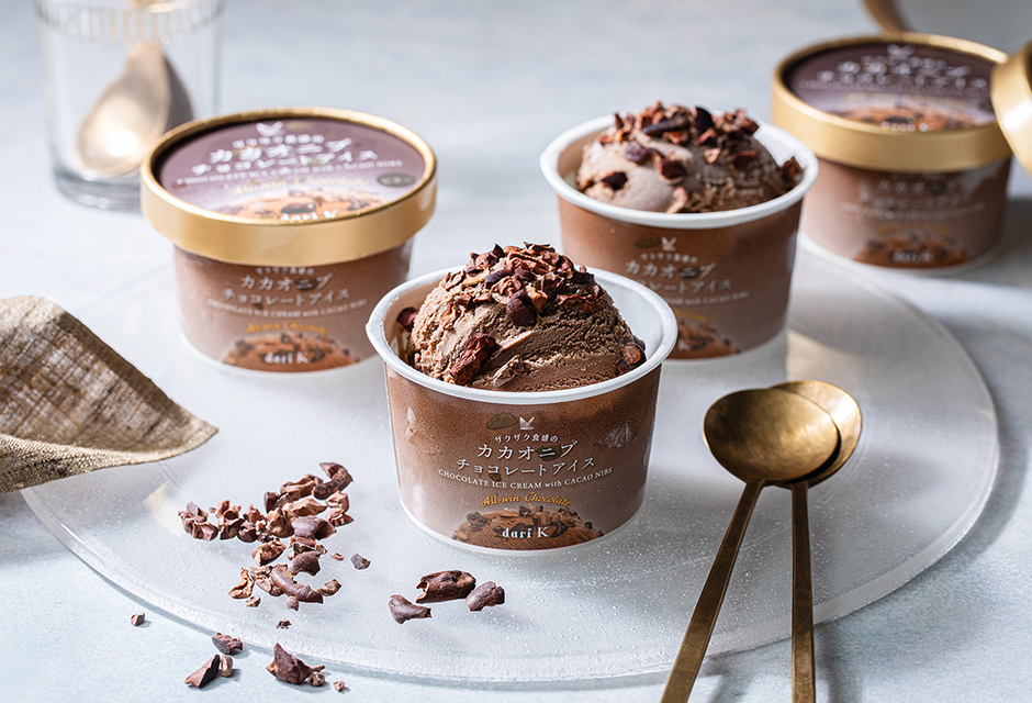Dari K(ダリケー)のザクザク食感のカカオニブチョコレートアイス(8個入)